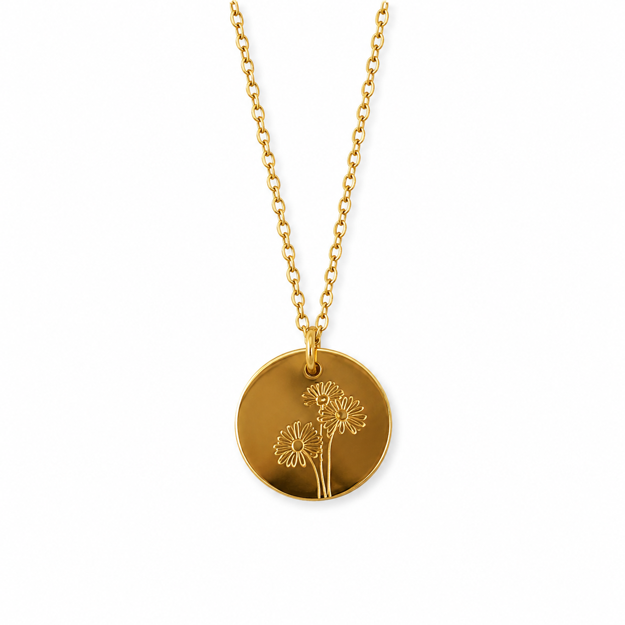 Lunaria Birth Flower Necklaces