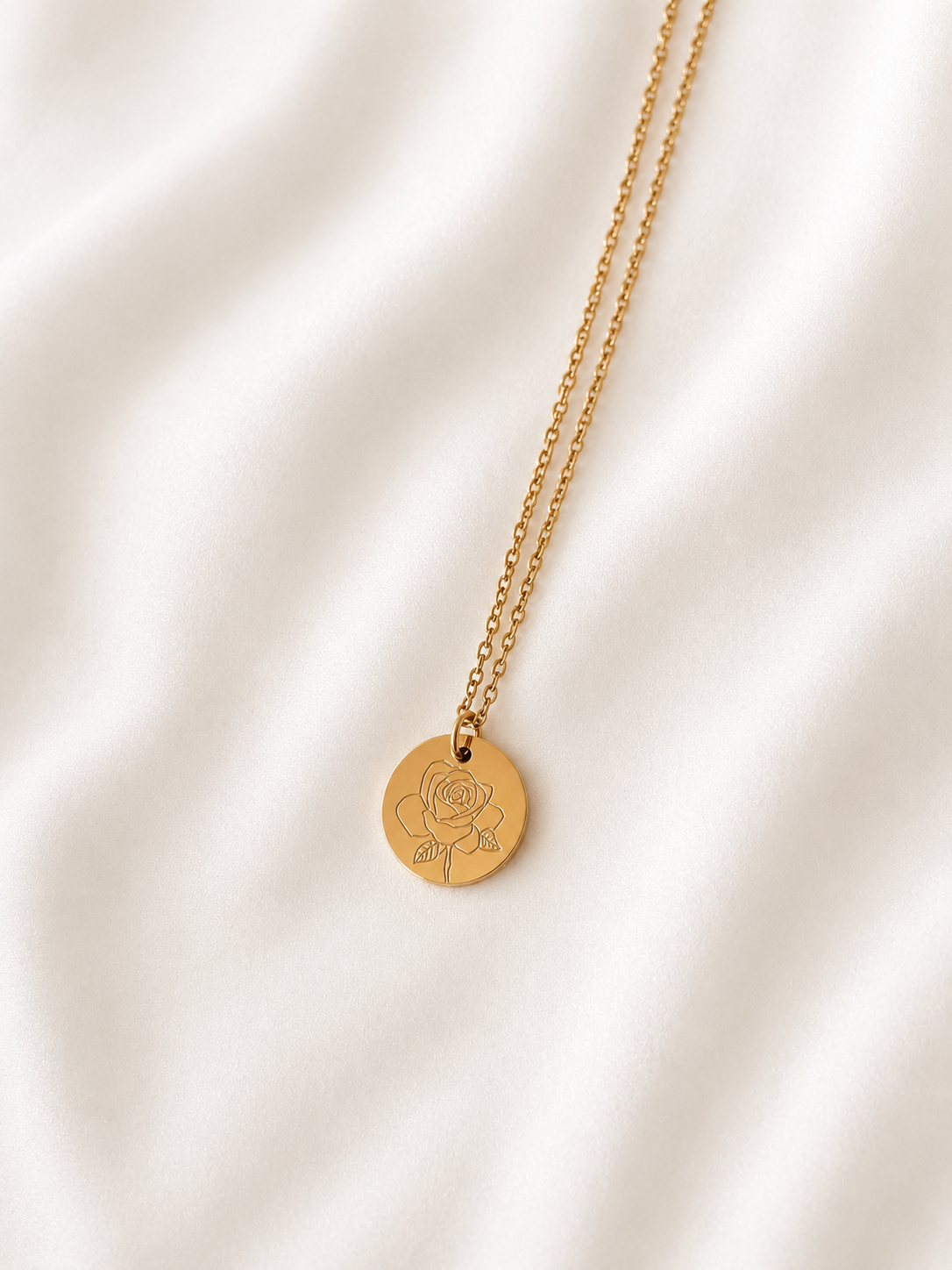 Lunaria Birth Flower Necklaces