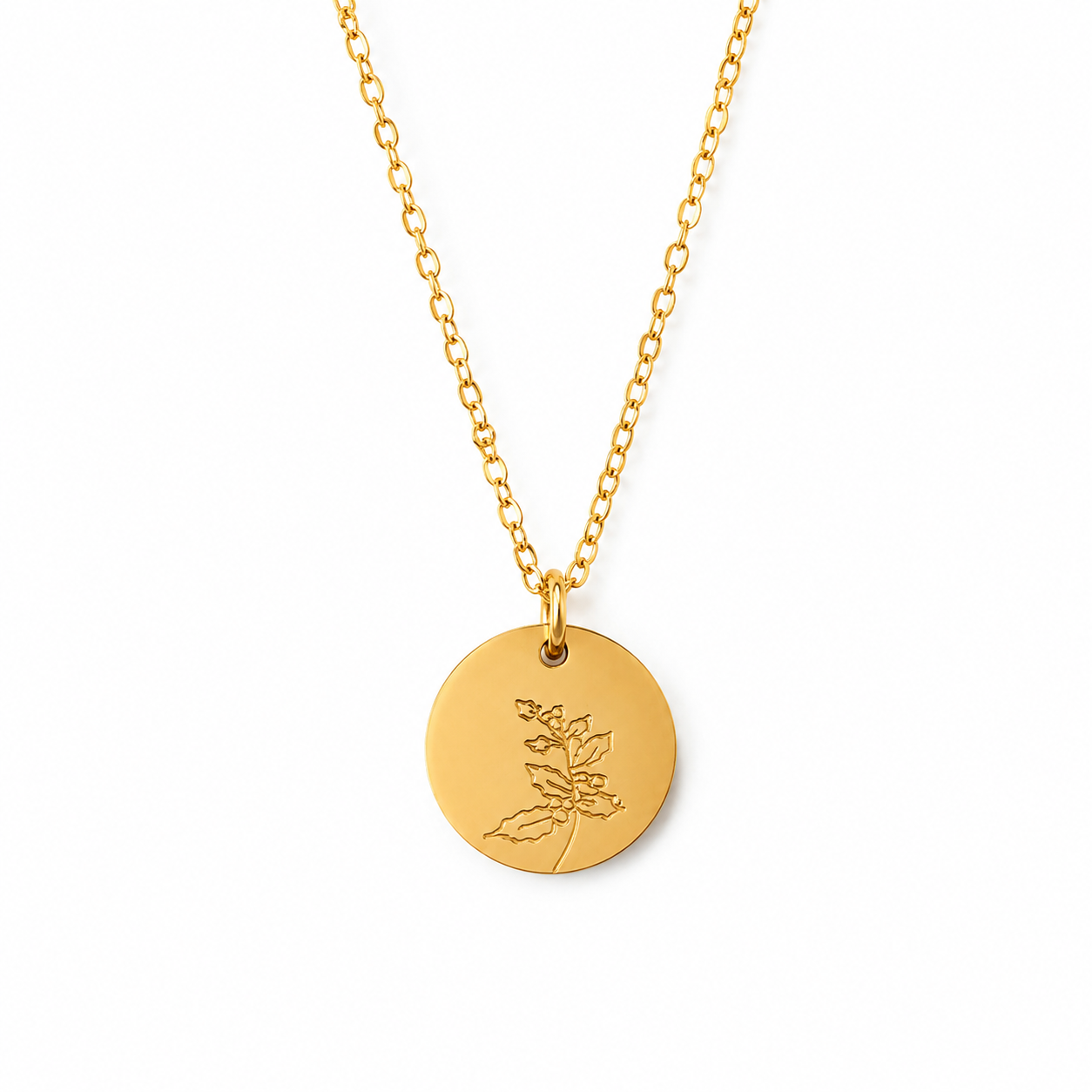 Lunaria Birth Flower Necklaces