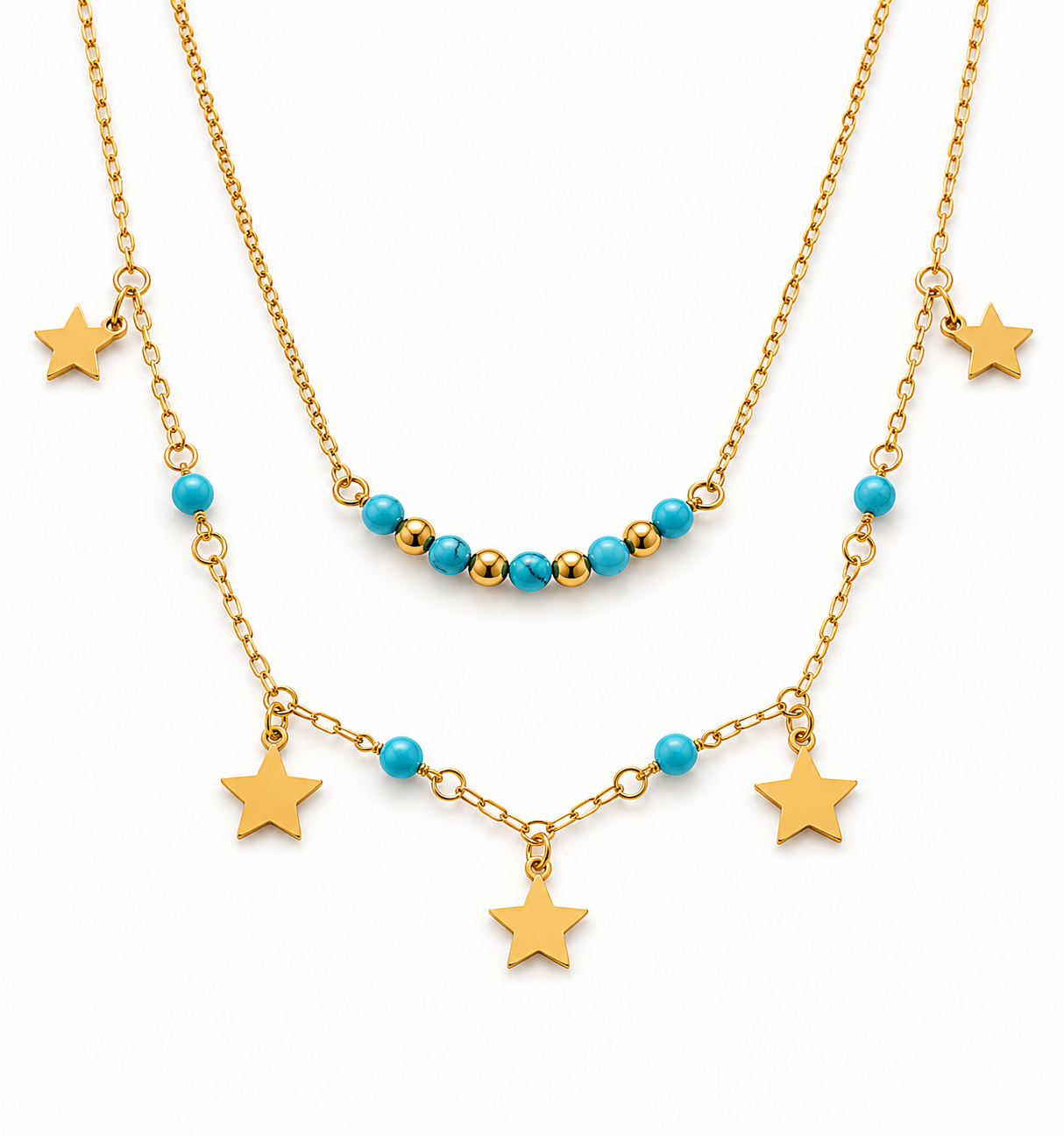 Blue Star Necklace